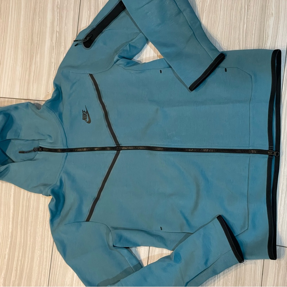 Nike Teal Hoodie with Black Trim